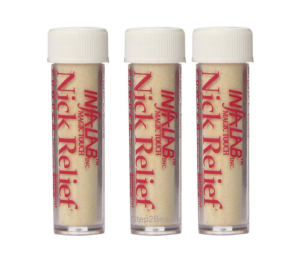 Infa-Lab Nick Relief Powder Styptic Stop Bleeding | Pack of 3