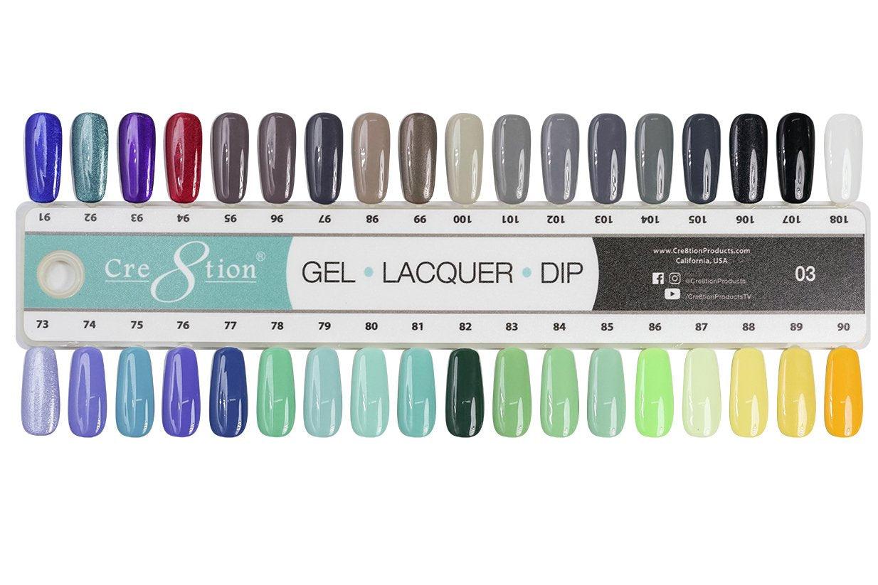 Cre8tion Soak Off Gel & Matching Nail Lacquer Set | 02 Love Me Not