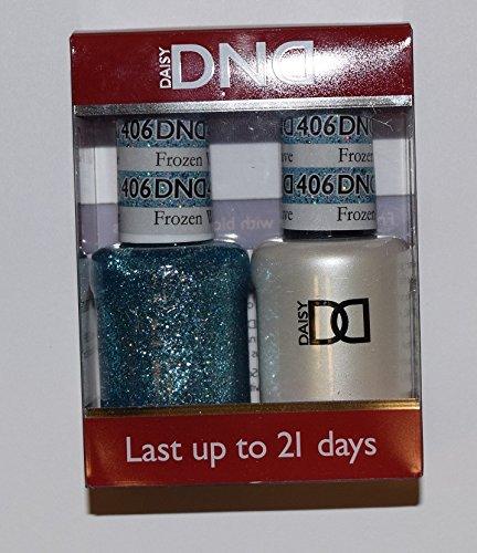 DND - Soak Off Gel Polish & Matching Nail Lacquer Set - #406 FROZEN WAVE