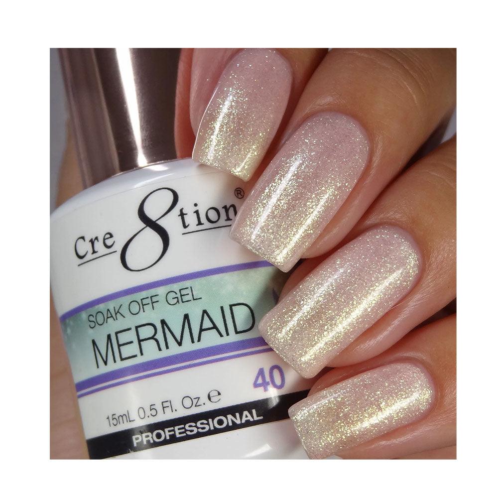 Cre8tion Soak Off Gel - Mermaid Collection #40