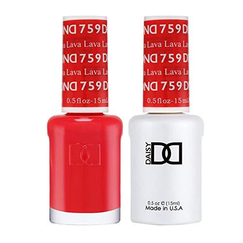 DND Duo Gel Polish & Matching Nail Lacquer #759 Lava