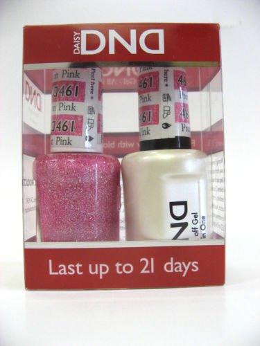 DND - Soak Off Gel Polish & Matching Nail Lacquer Set - #461 Pretty in Pink