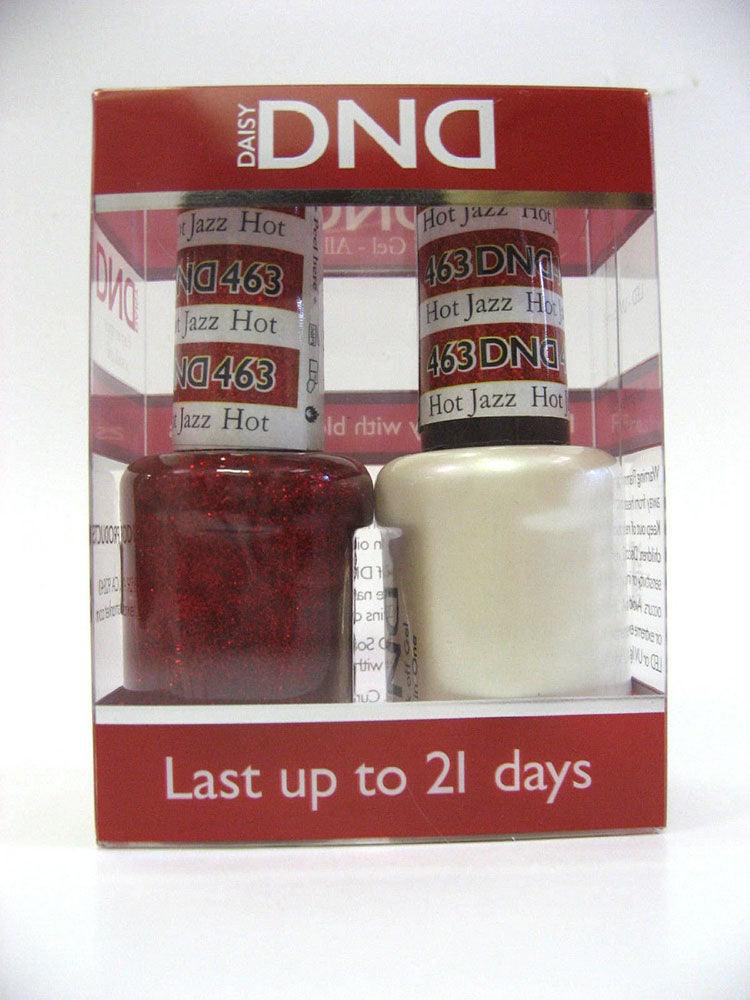 DND - Soak Off Gel Polish & Matching Nail Lacquer Set - #463 Hot Jazz