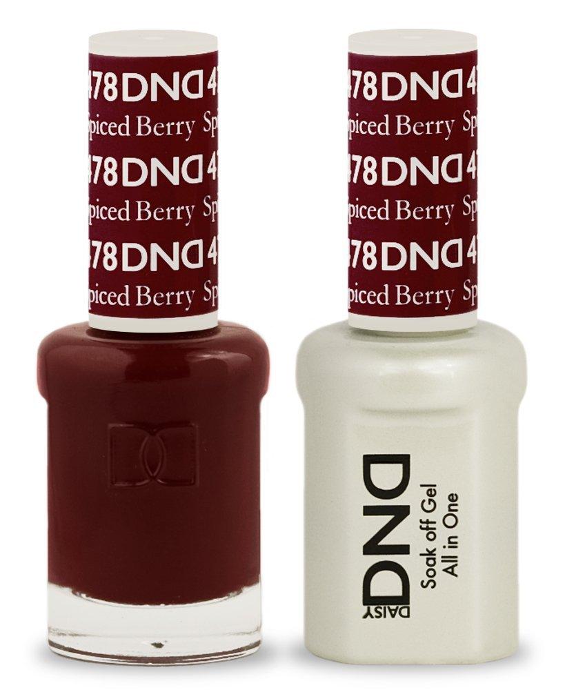 DND - Soak Off Gel Polish & Matching Nail Lacquer Set - #478 Spiced Berry