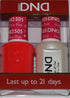 DND - Soak Off Gel Polish & Matching Nail Lacquer Set - #505 HOT PINK