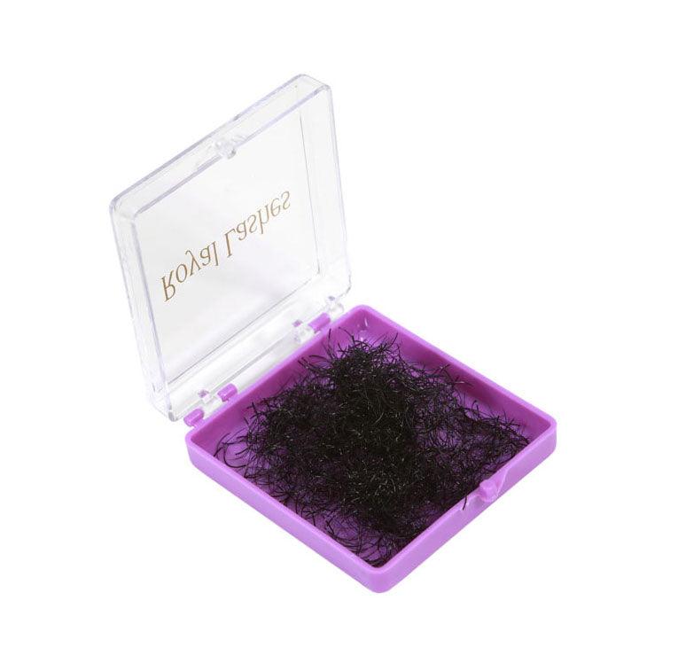 Royal Lashes Purple Box – Pre-made Fan 2D - Thickness 0.15