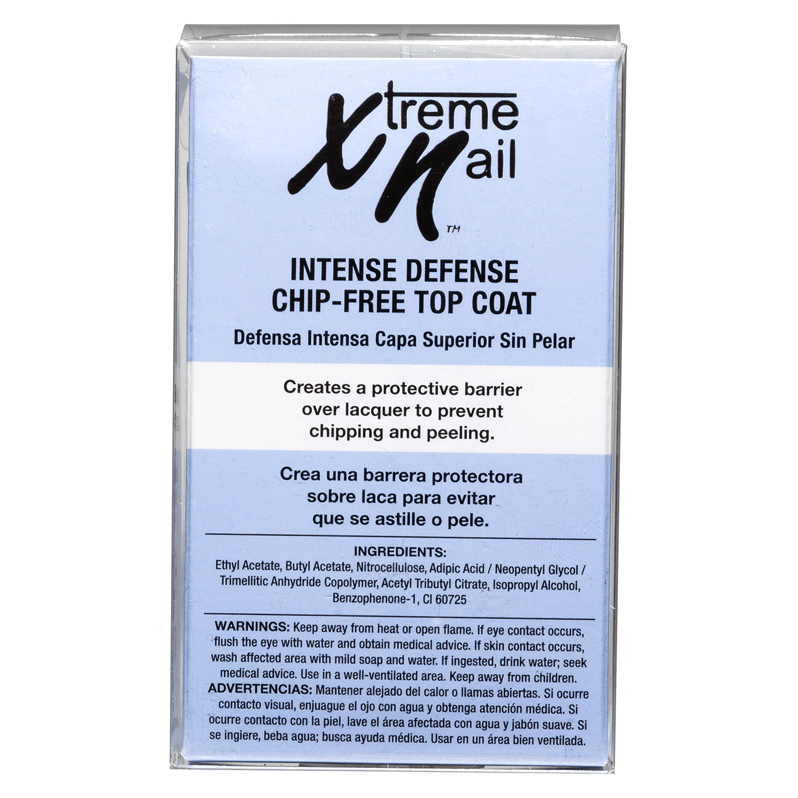 Xtreme Nail Intense Defense Chip Free Top Coat 2.5oz