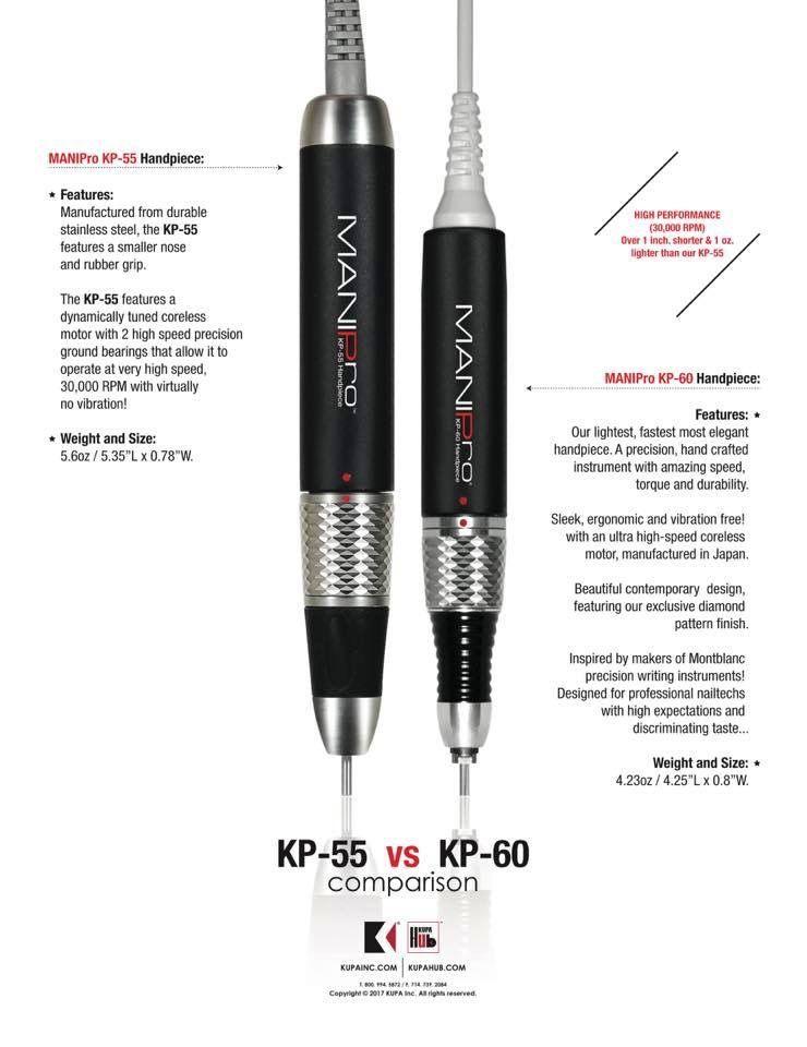 Kupa ManiPro Portable Rechargeable Nail Drill Machine - KP60 CHEETAH