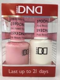 DND - Soak Off Gel Polish & Matching Nail Lacquer Set - #593 Pink Beauty