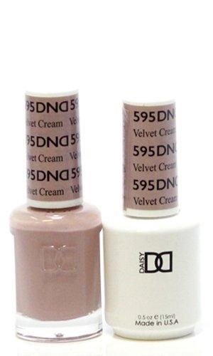 DND - Soak Off Gel Polish & Matching Nail Lacquer Set - #595 Velvet Cream