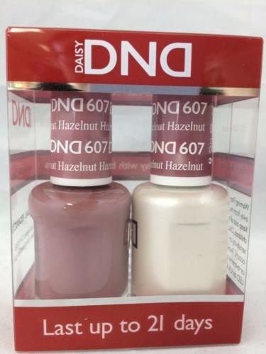 DND - Soak Off Gel Polish & Matching Nail Lacquer Set - #607 Hazelnut