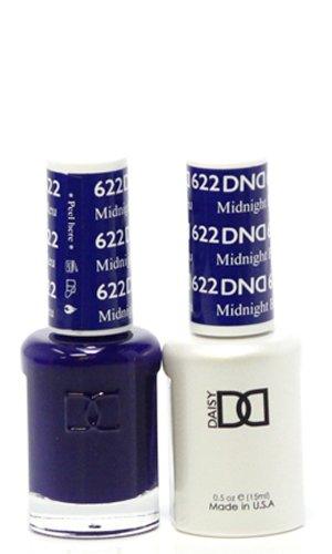 DND - Soak Off Gel Polish & Matching Nail Lacquer Set - #622 Midnight Blue
