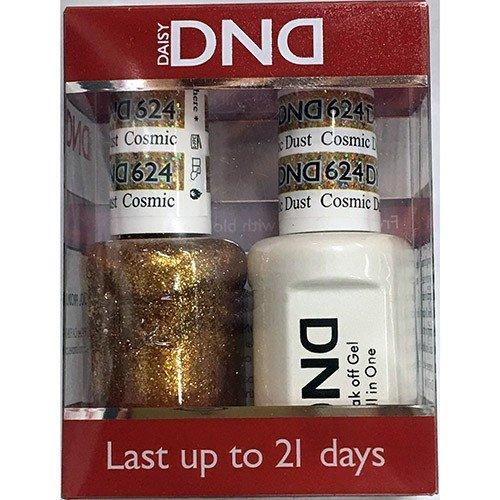 DND - Soak Off Gel Polish & Matching Nail Lacquer Set - #624 Cosmic Dust