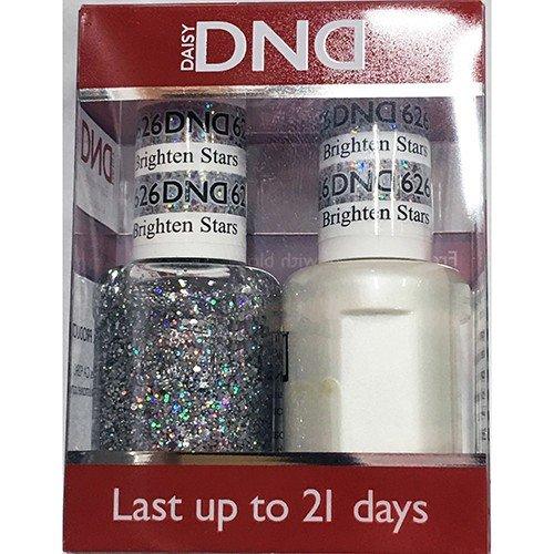 DND - Soak Off Gel Polish & Matching Nail Lacquer Set - #626 Brighten Stars