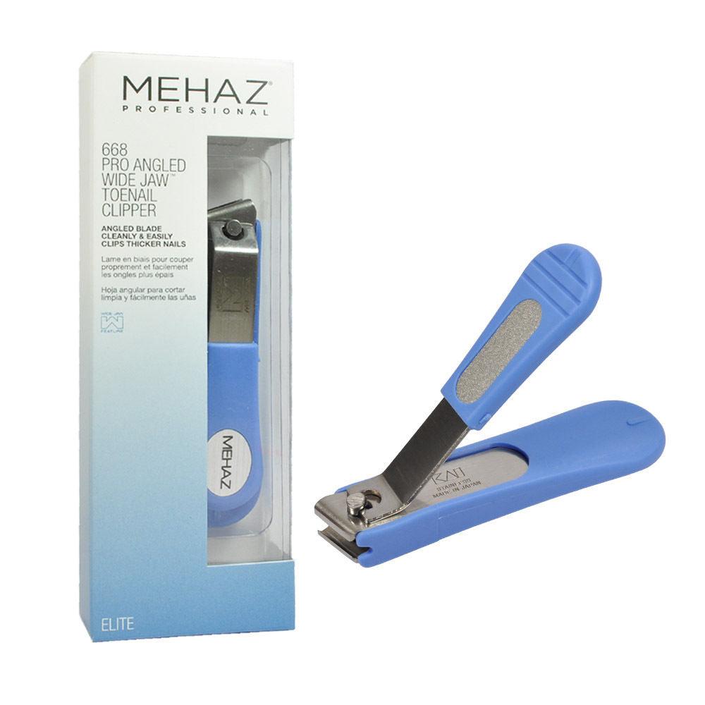 Mehaz Professional Angled Straight Wide Jaw Toenail Clipper - 668