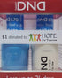 DND - Soak Off Gel Polish & Matching Nail Lacquer Set - #670 STEEL A KISS