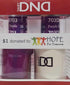DND - Soak Off Gel Polish & Matching Nail Lacquer Set - #703 PURPLE GLASS