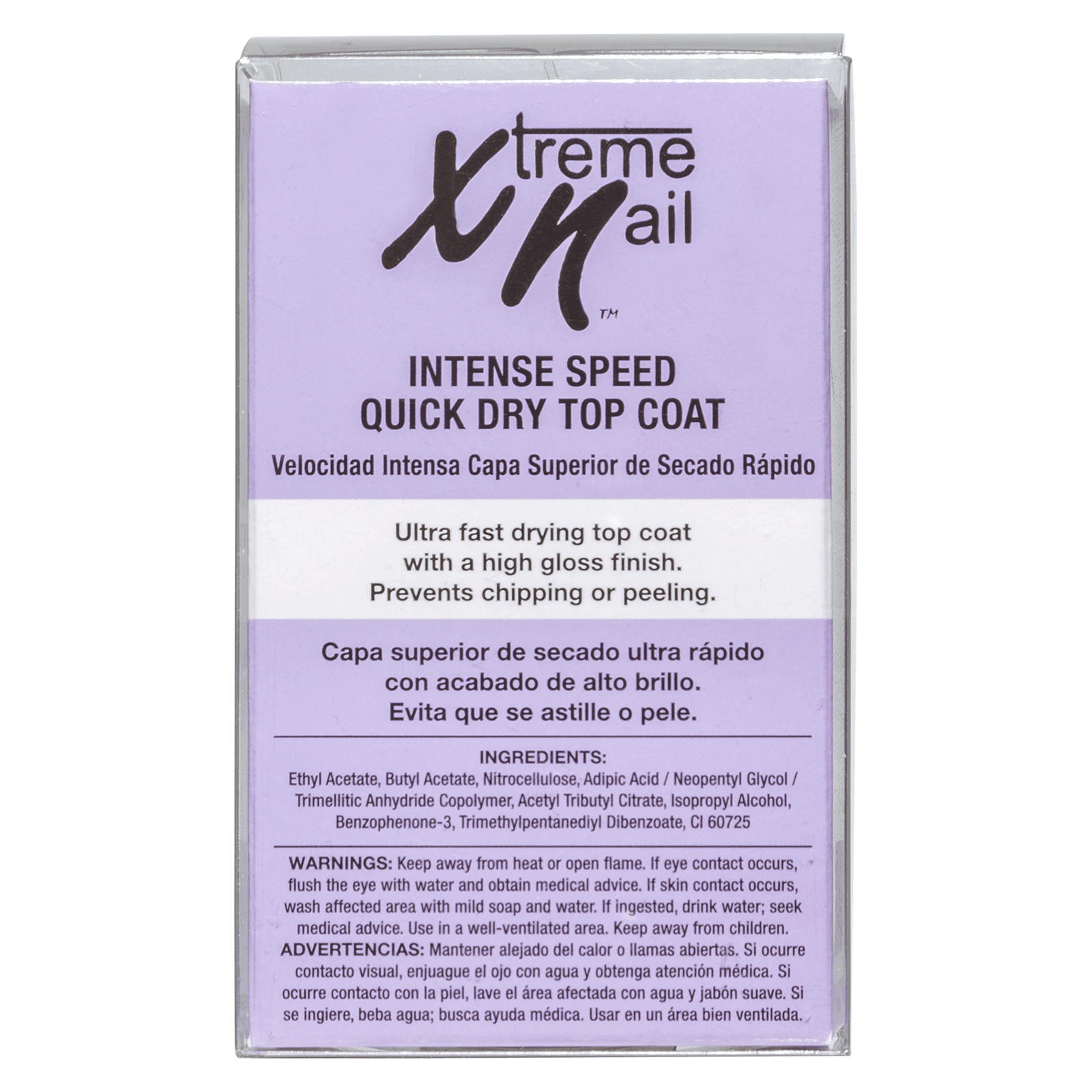 Xtreme Nail Intense Speed Quick Dry Top Coat 2.5oz