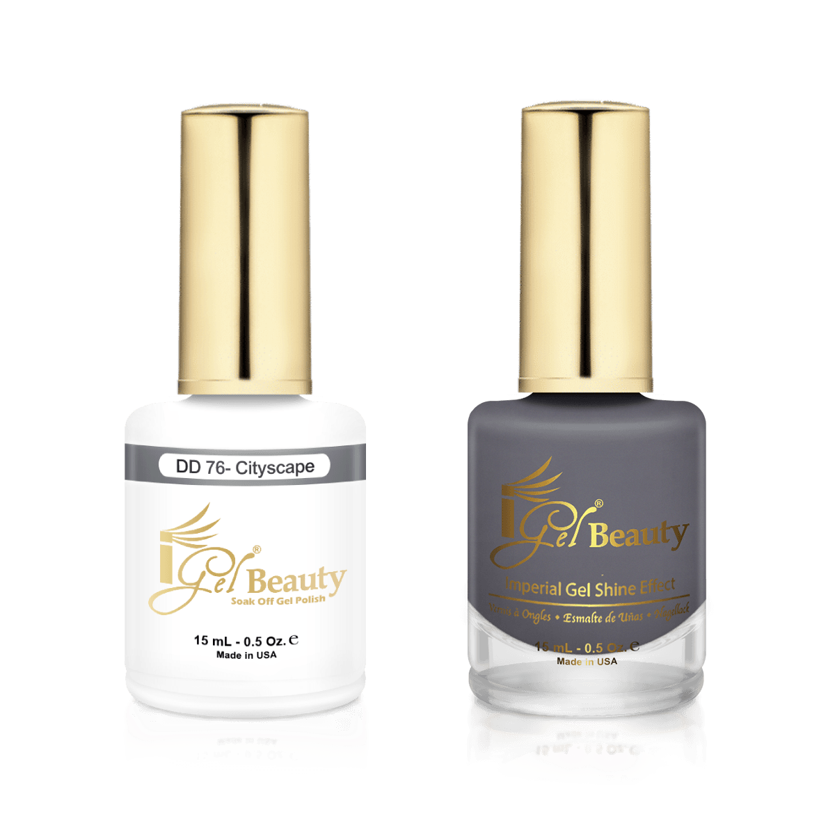 IGel Duo Gel Polish + Matching Nail Lacquer DD 76 CITYSCAPE