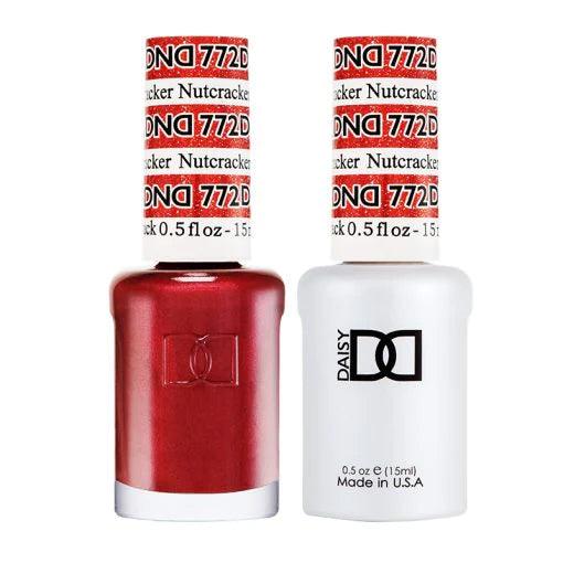 DND Duo Gel Polish & Matching Nail Lacquer #772 Nutcracker