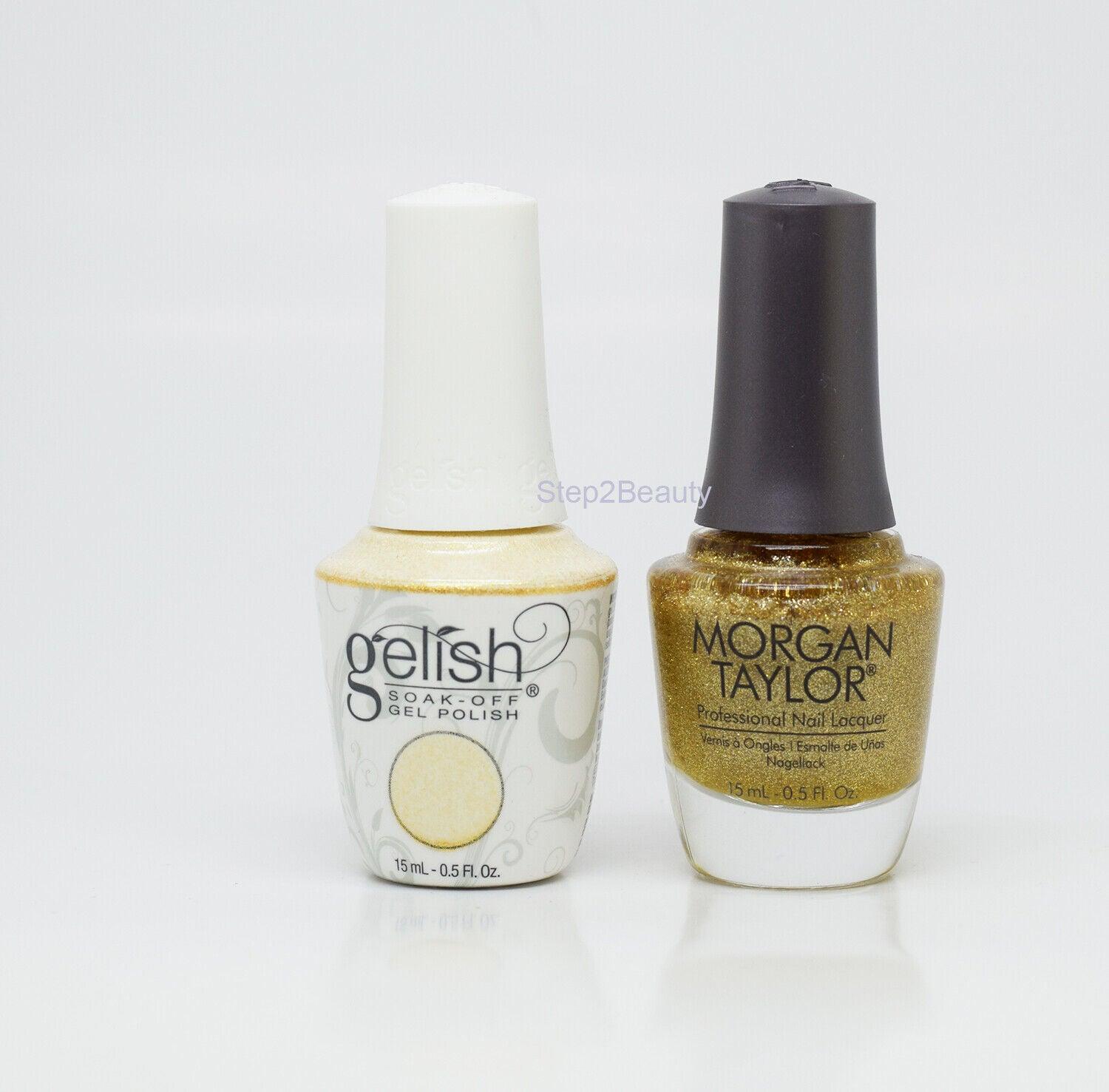 Gelish DUO Soak Off Gel Polish + Morgan Taylor Lacquer - #837 Bronzed