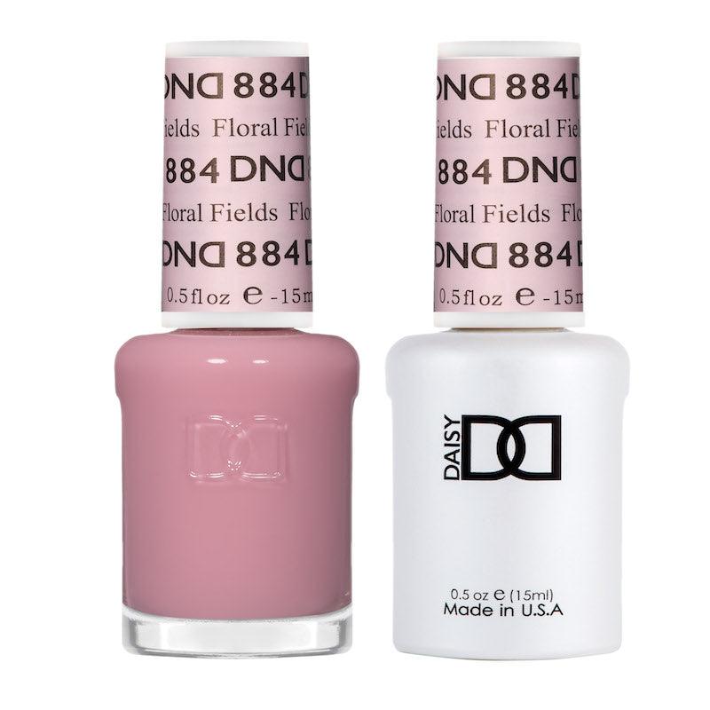 DND Gel Polish & Matching Nail Lacquer #884 Floral Fields