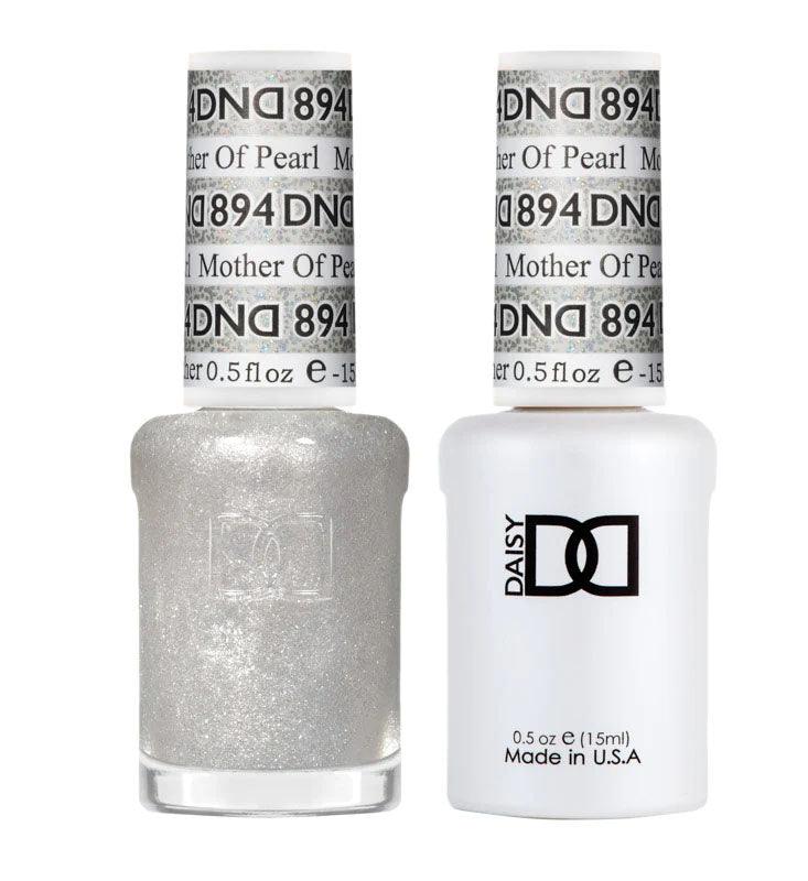 DND Gel Polish & Matching Nail Lacquer #894 Mother of Pearl