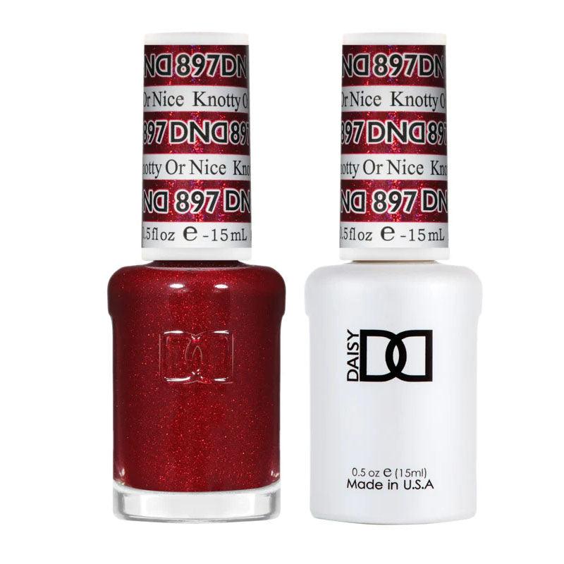 DND Gel Polish & Matching Nail Lacquer #897 Knotty or Nice