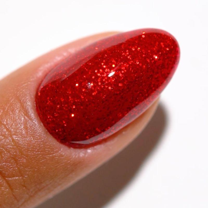 DND Gel Polish & Matching Nail Lacquer #898 Red Aura