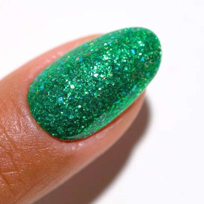 DND Gel Polish & Matching Nail Lacquer #908 Green Aura