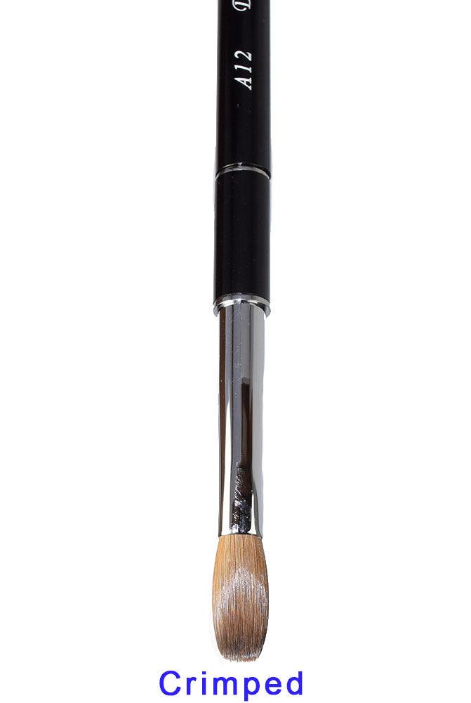 Daisy Beauty Professional Acrylic Nail Brush (Size #A12 Crimped)