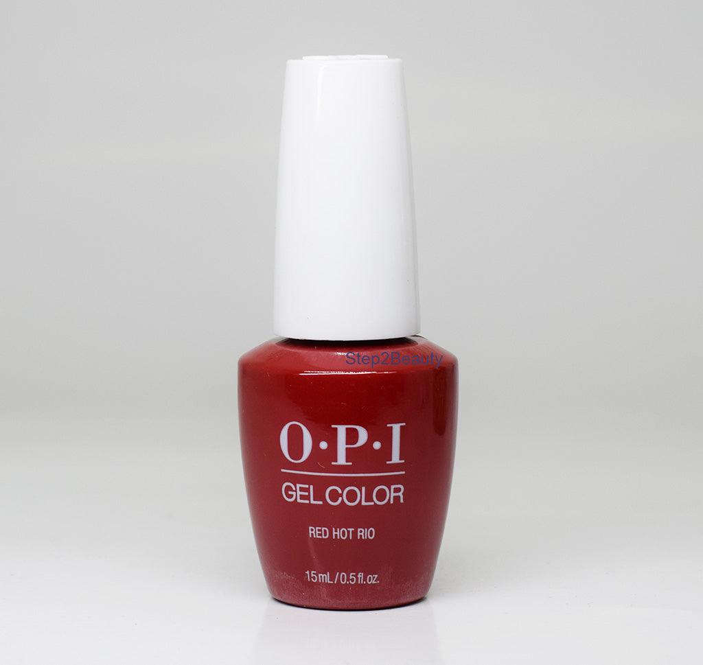 OPI Soak Off Gel Polish 0.5 Oz - GC A70 Red Hot Rio