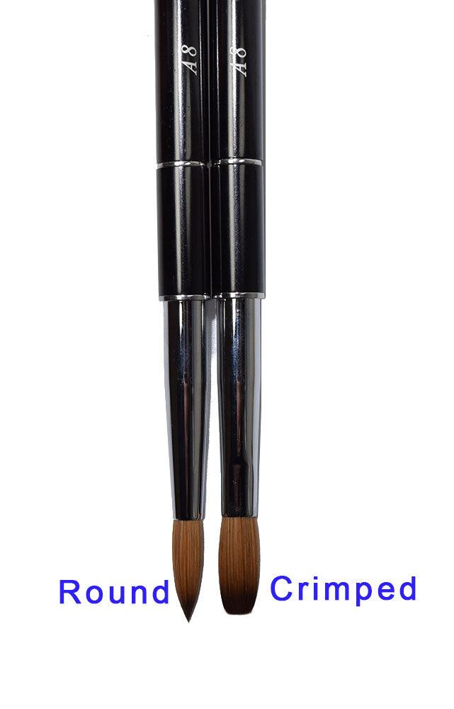 Daisy Beauty Professional Acrylic Nail Brush (Size #A8 Crimped)