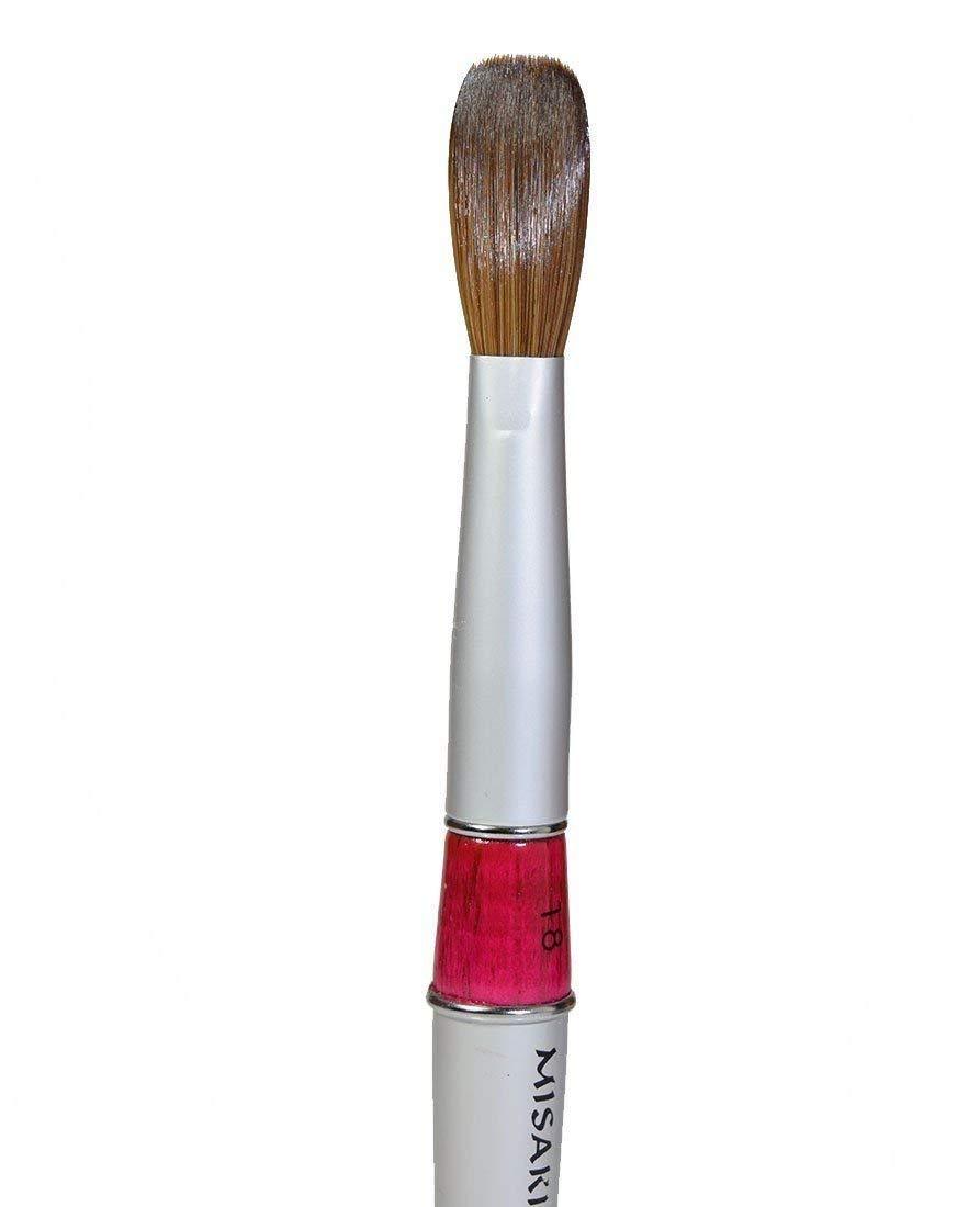 Misaki Acrylic Nail Brush Size #18 Crimped