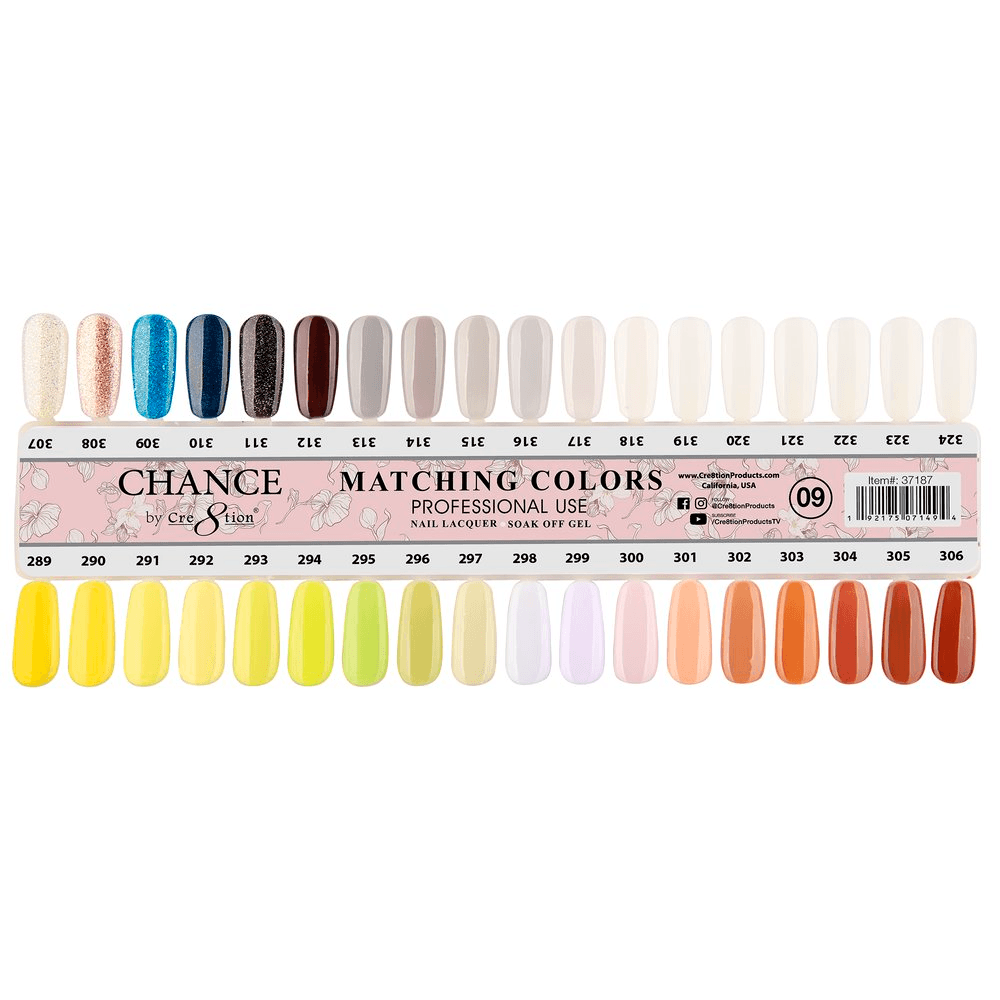 Chance DUO Gel & Nail Lacquer Matching 0.5oz - #001