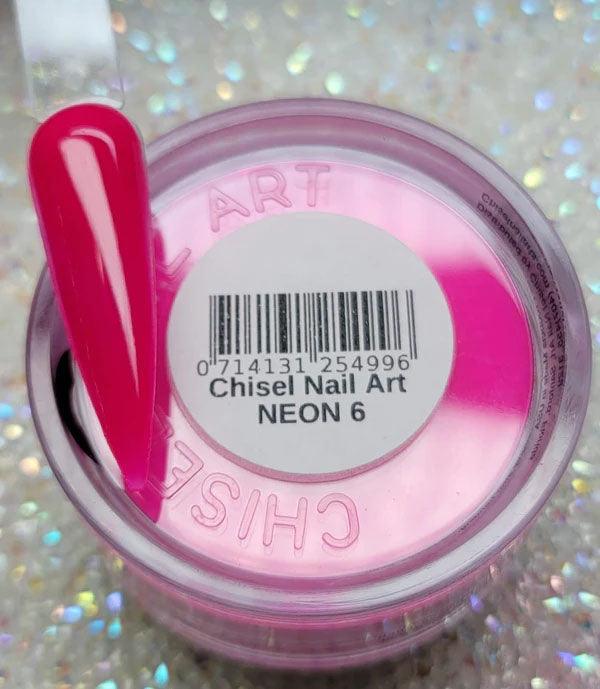 Chisel Nail Art Dipping Powder 2 Oz - Neon #6