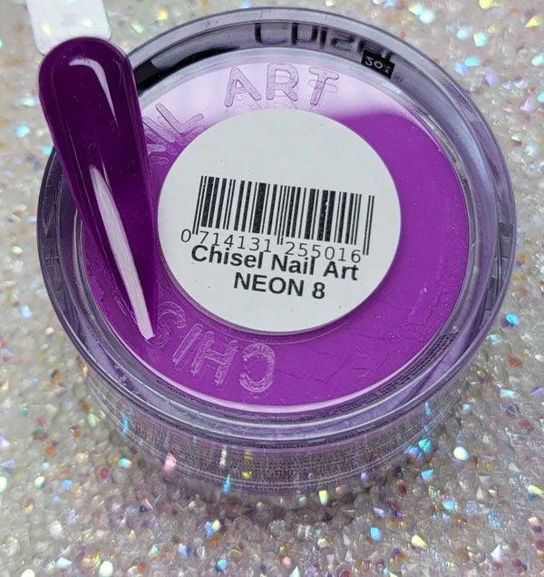Chisel Nail Art Dipping Powder 2 Oz - Neon #8