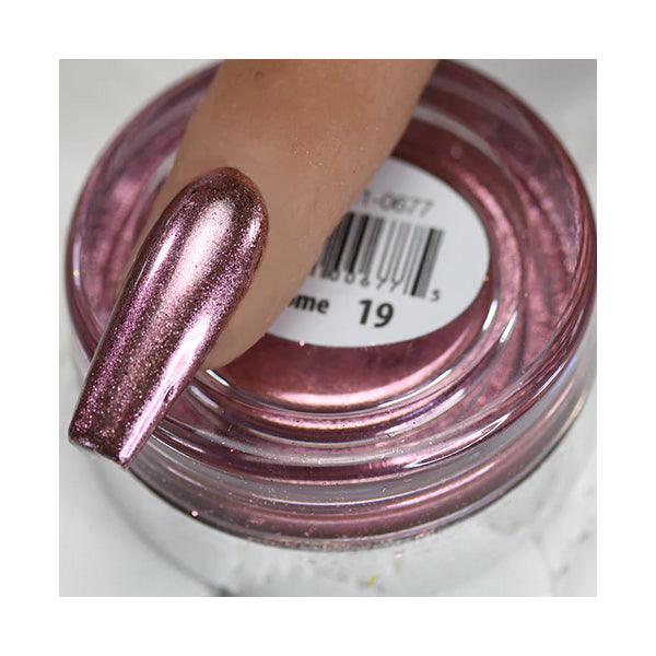 Cre8tion Chrome Nail Art Effect Powder 1g - #19 Light Pink Chrome
