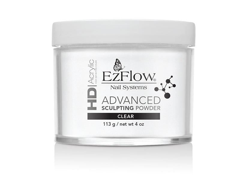 EzFlow HD Acrylic advanced Sculpting Powder - 4 oz CLEAR