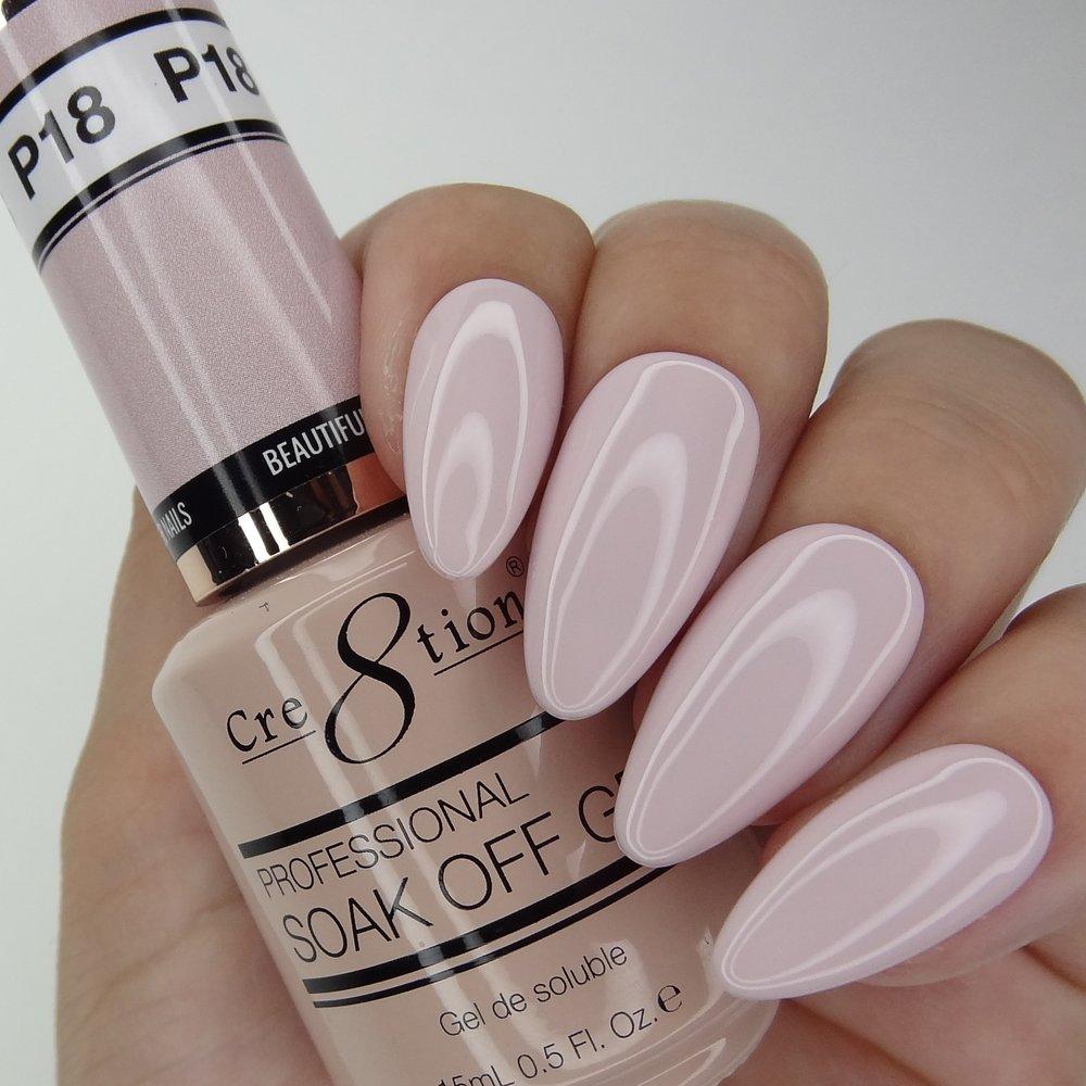 Cre8tion Soak Off Gel French Collection 0.5 Oz - P18