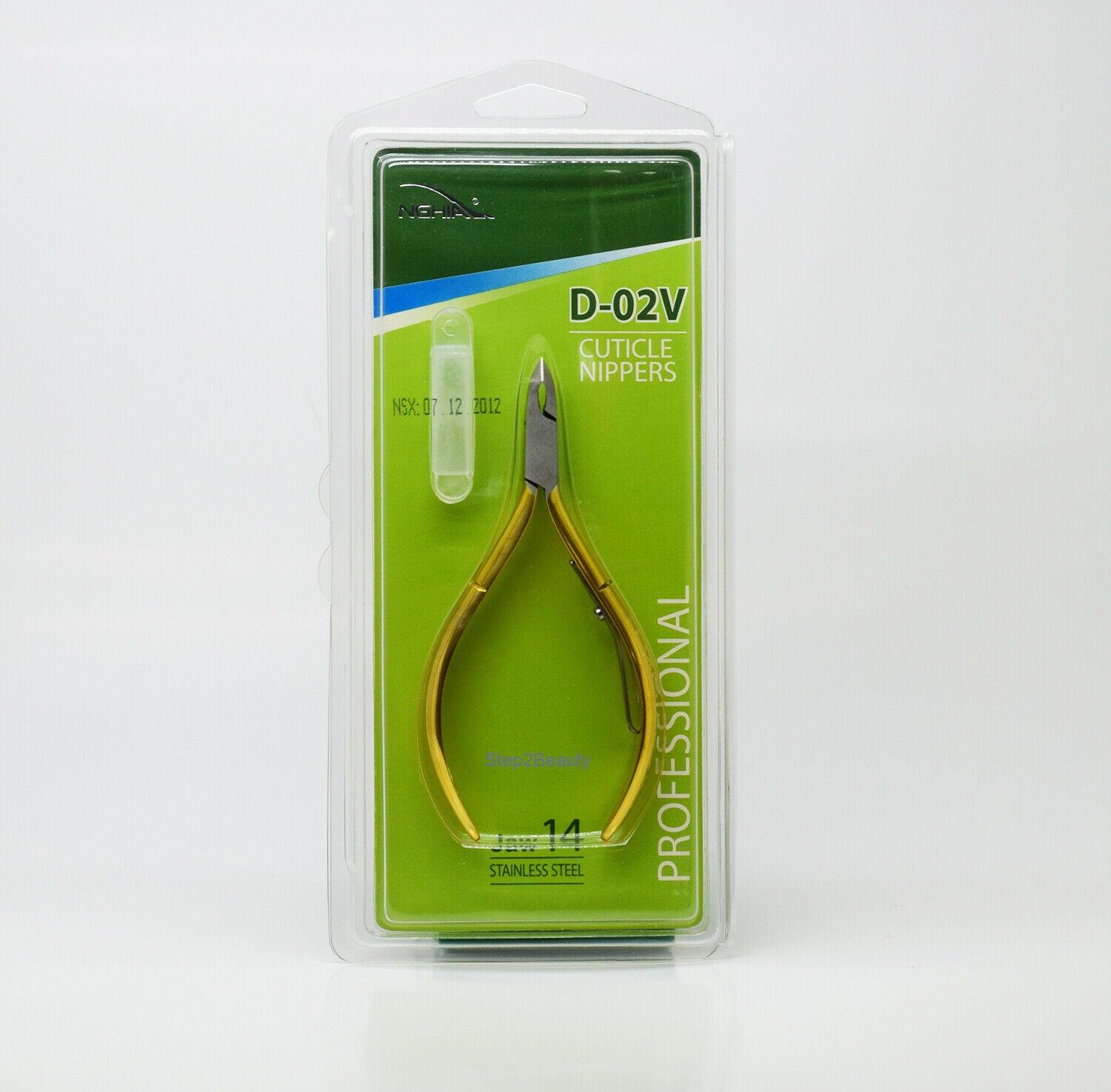 Nghia Stainless Steel Cuticle Nippers D-02V Jaw 14