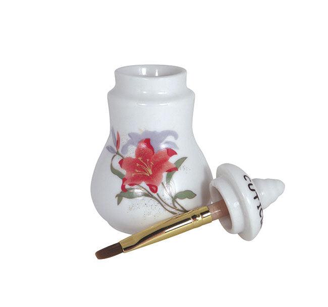 Small Cuticle Oil Jar with Brush DL-C307