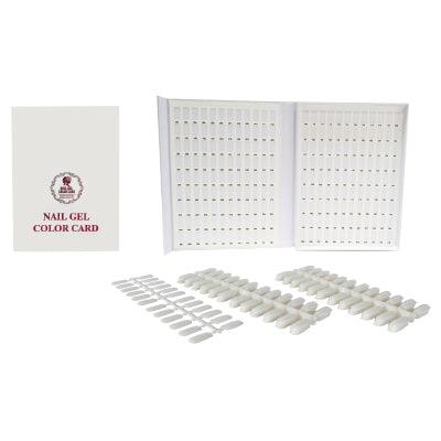 DL Professional Nail Art Display Color Chart Box with 216 Nail Tips DL ...