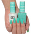 DND - Soak Off Gel Polish & Matching Nail Lacquer Set - #667 MINT TINT