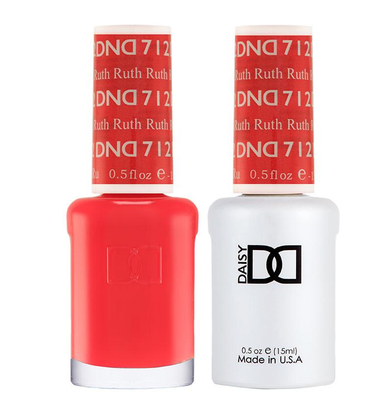 DND - Soak Off Gel Polish & Matching Nail Lacquer - #712 Ruth