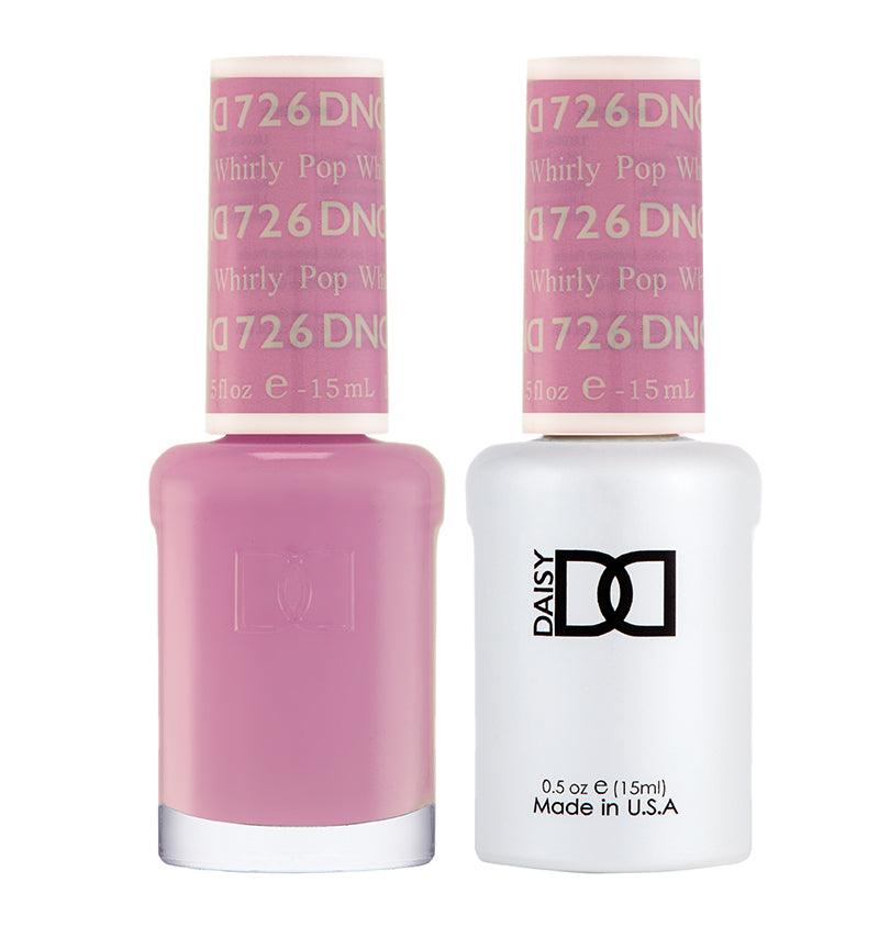 DND - Soak Off Gel Polish & Matching Nail Lacquer - #726 Whirly Pop