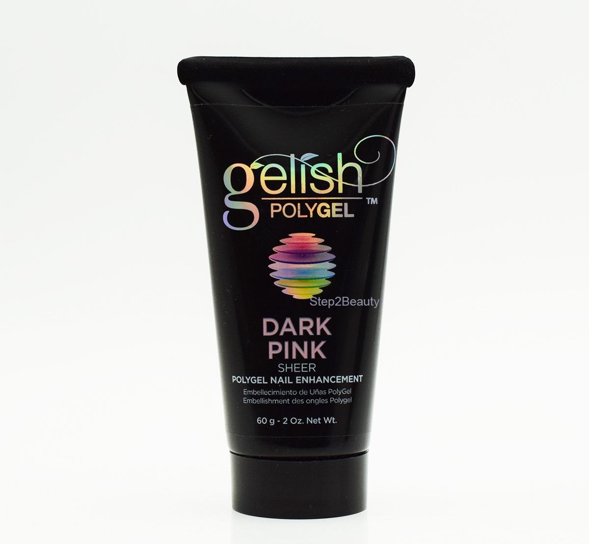 Gelish Polygel Nail Enhancement | Dark Pink Sheer 2 oz