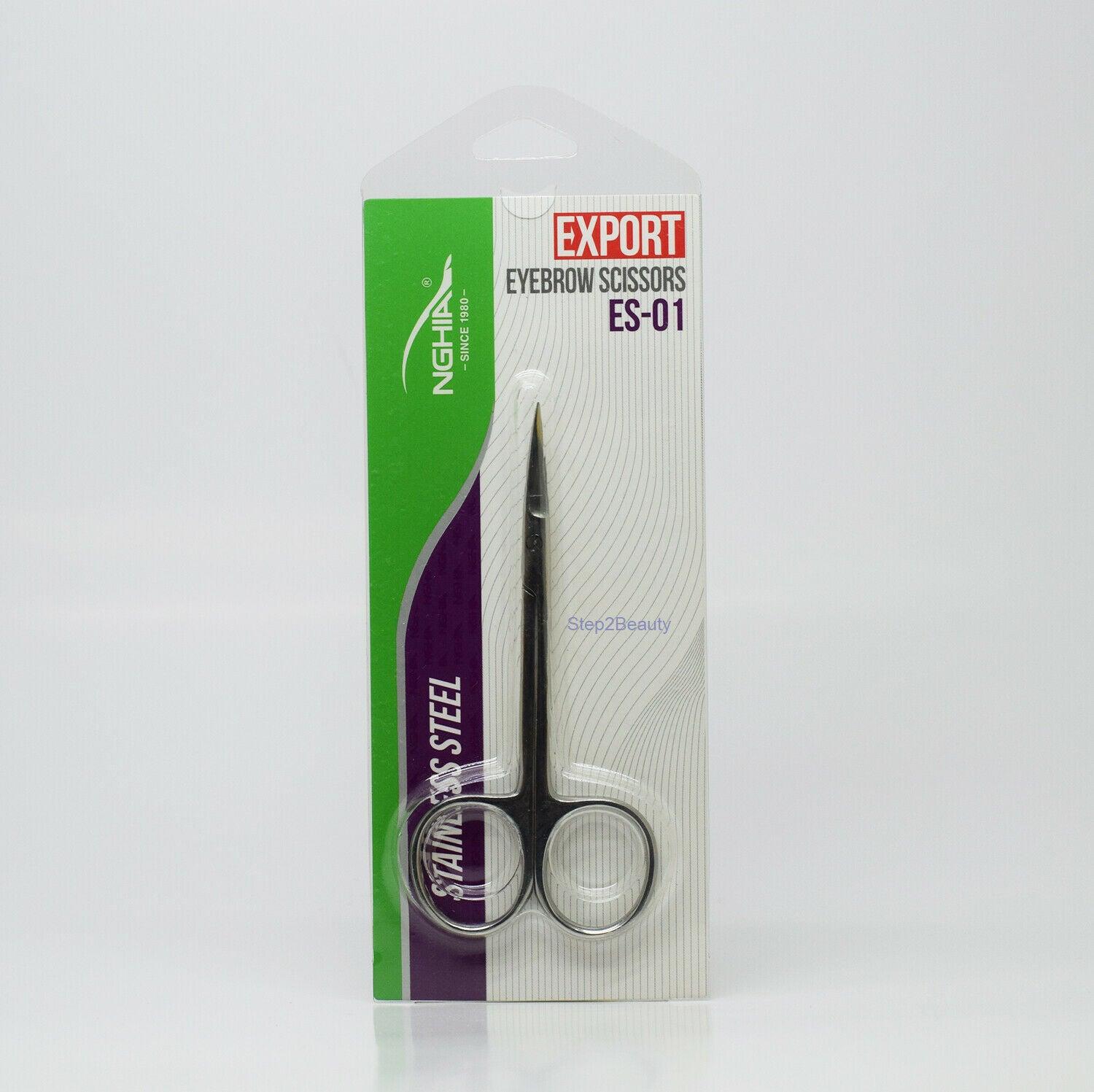 NGHIA Stainless Steel Eyebrow Scissor ES-01