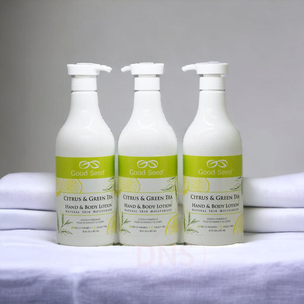 Good Seed Hand and Body Lotion 30 Oz - CITRUS & GREEN TEA (Pack of 3)