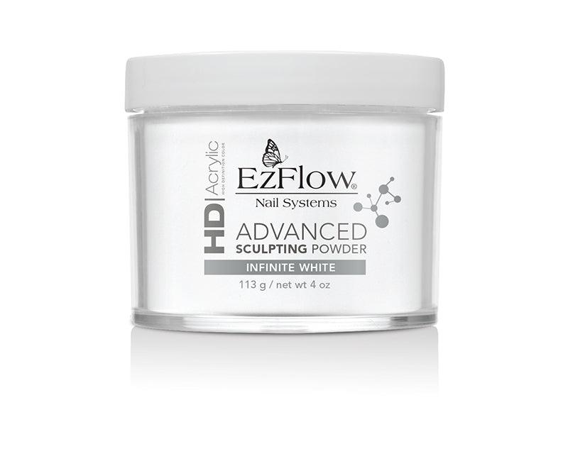 EzFlow HD Acrylic advanced Sculpting Powder - 4 oz INFINITE WHITE